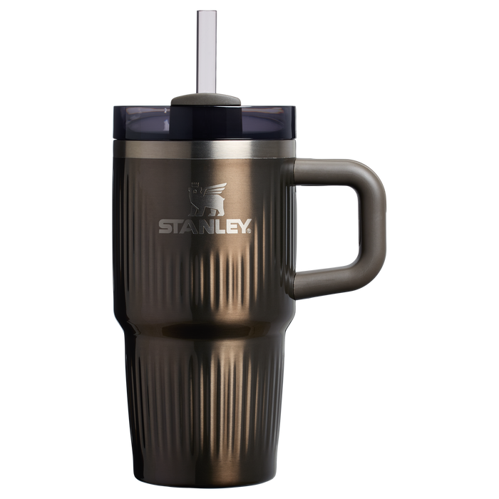 Stanley 1913 The Quencher® H2.0 Fluted Tumbler with Handle 20 OZ in Gunmetal Shine