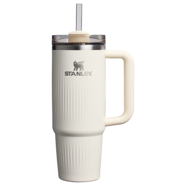 Stanley 30 OZ Quencher Fluted Insulate Tumbler In Cream White