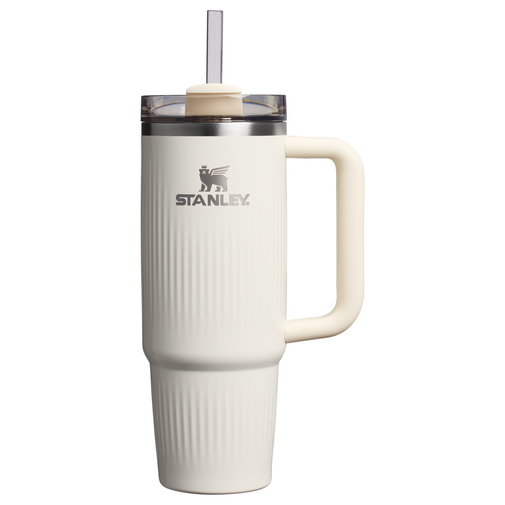 Stanley 1913 The Quencher® H2.0 Fluted Tumbler 30 OZ in Cream Gloss