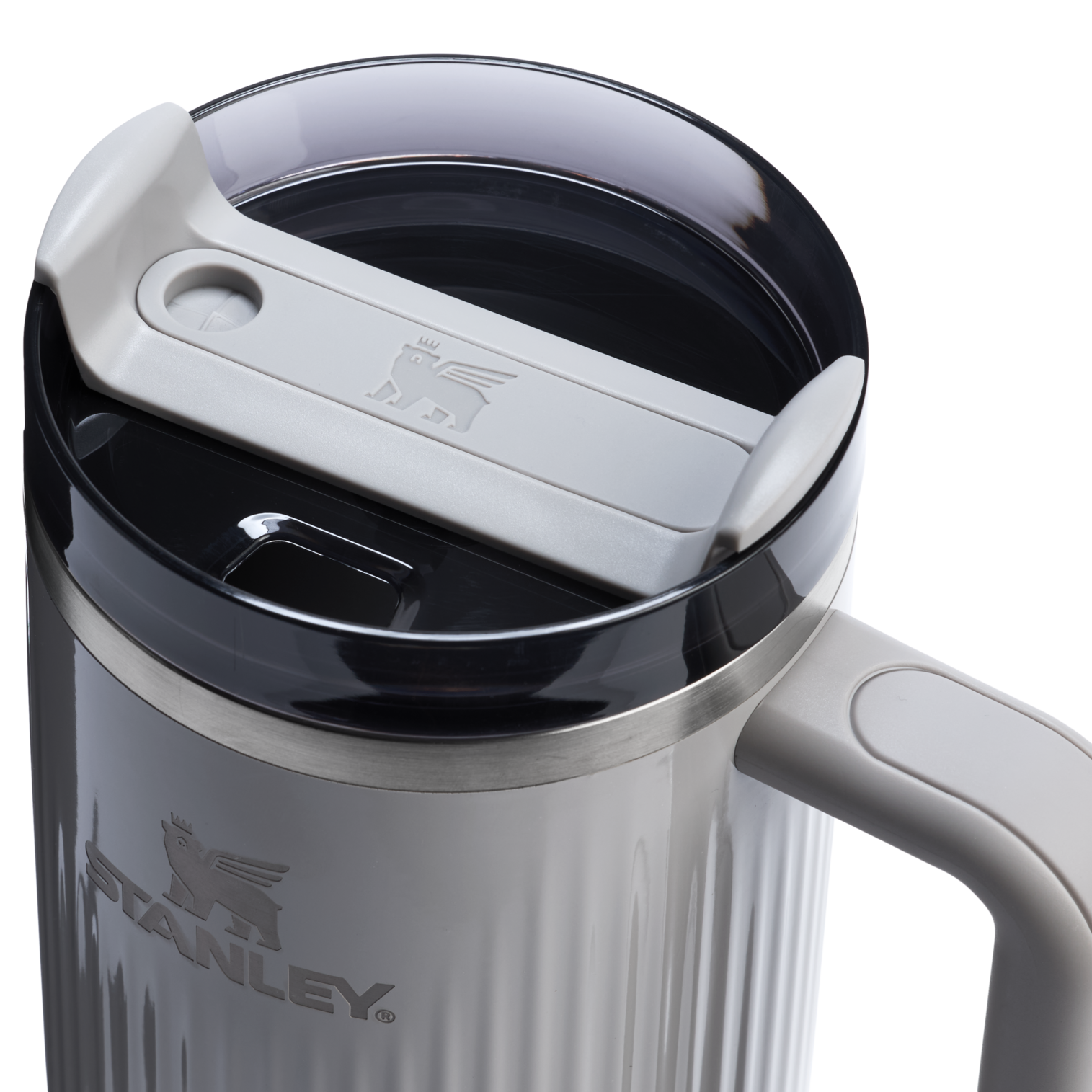 Stanley 40 OZ Quencher Fluted Insulate Tumbler In Ash Grey