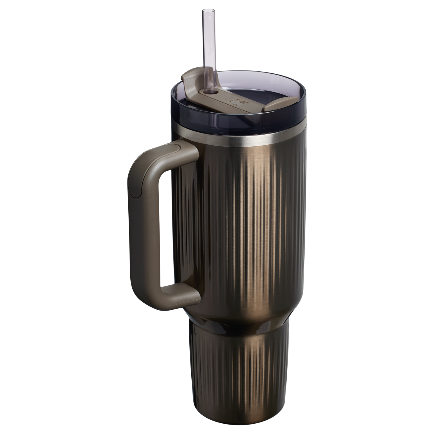Stanley 40 OZ Quencher Fluted Insulate Tumbler In Gunmetal