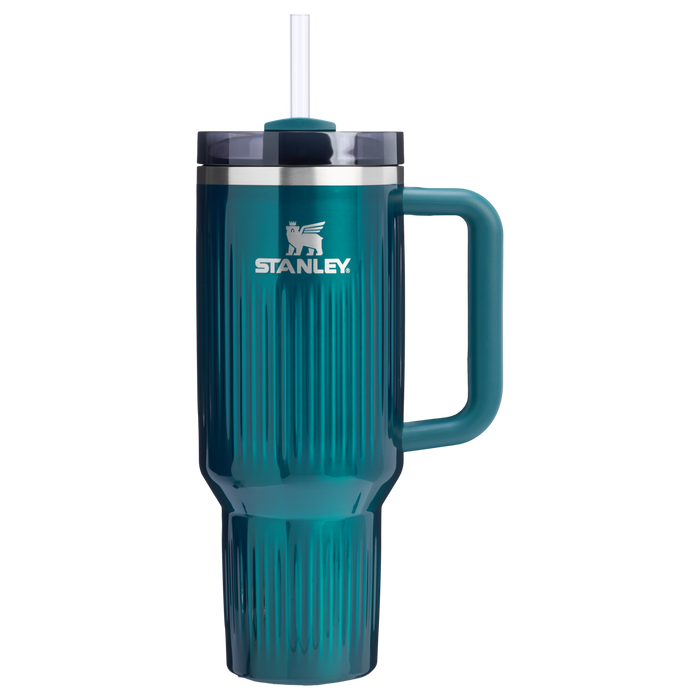 Stanley 40 OZ Quencher Fluted Insulate Tumbler In Marina Blue