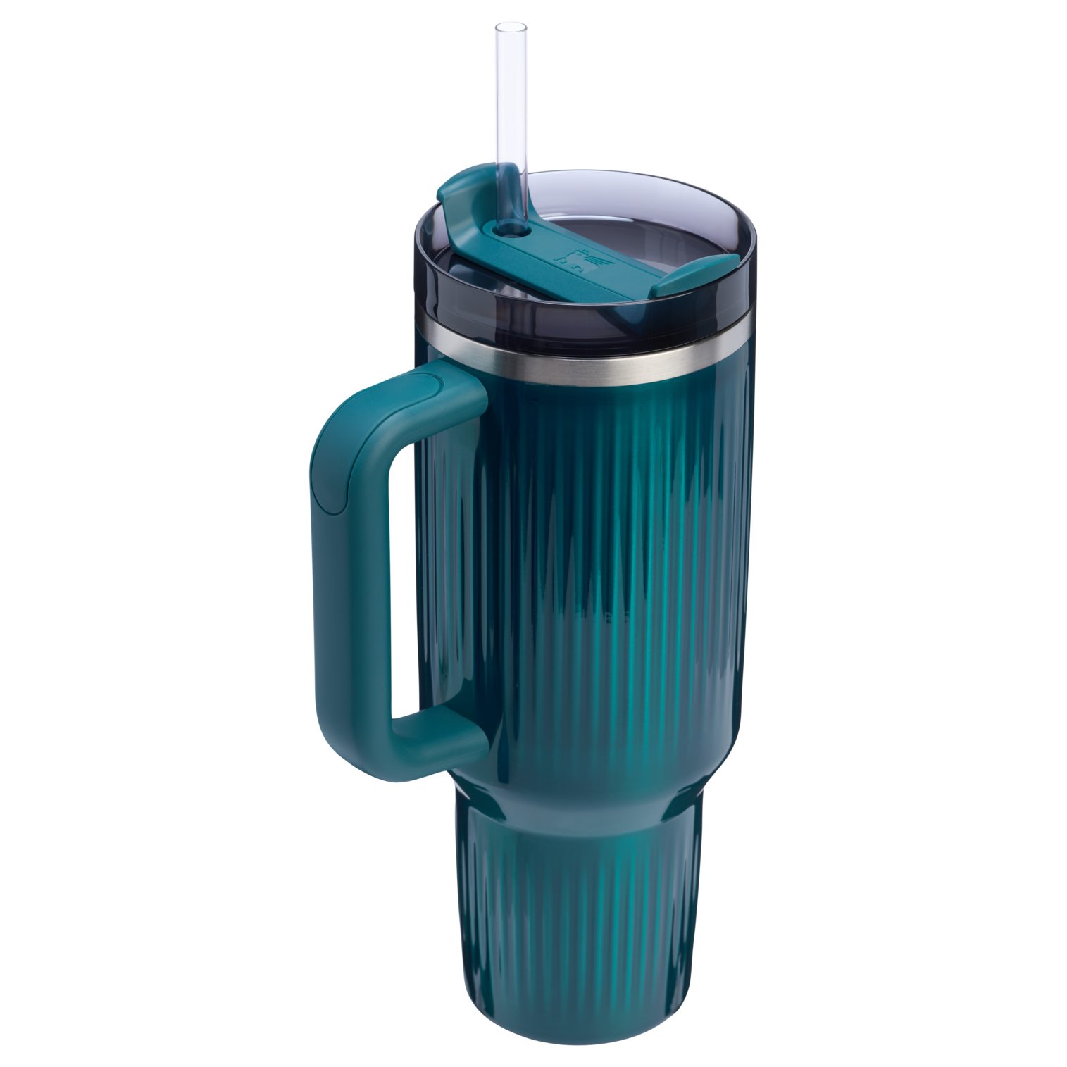Stanley 40 OZ Quencher Fluted Insulate Tumbler In Marina Blue