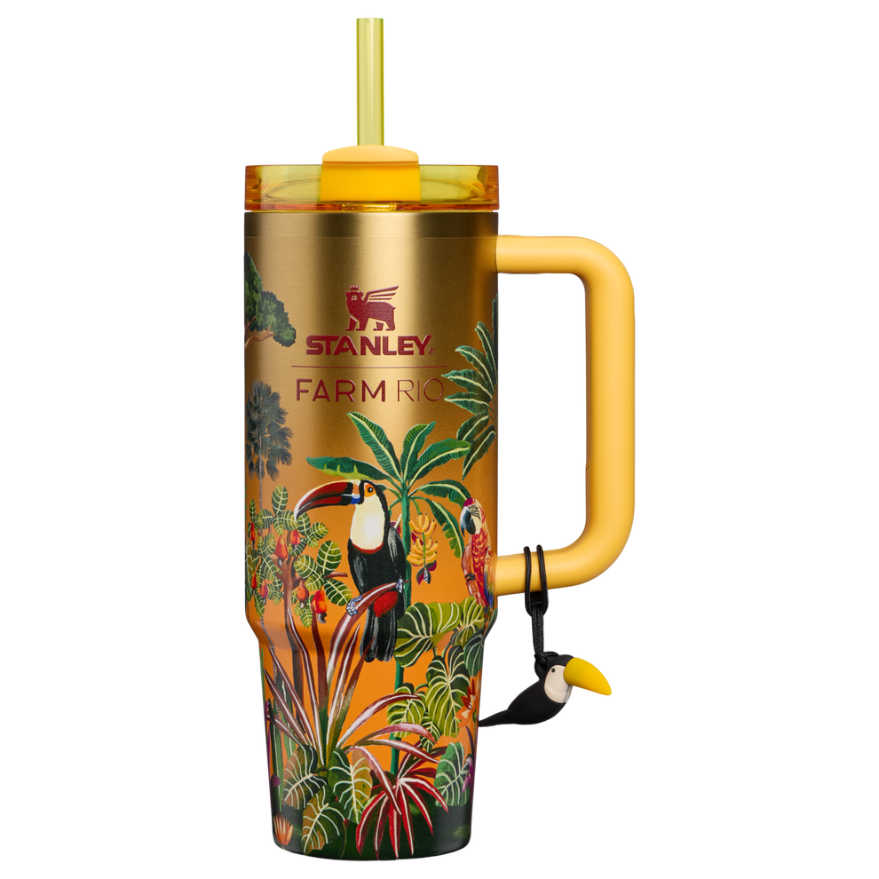 Stanley 1913 Stanley 1913 x FARM Rio Quencher® H2.0 Flowstate™ Tumbler 30 OZ in Farm Rio Tropical Woods