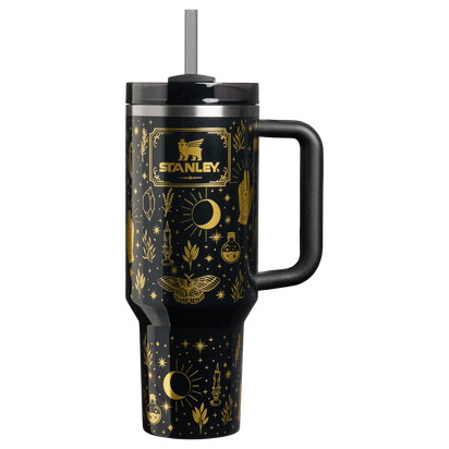 Stanley 1913 Halloween Quencher® H2.0 Flowstate™ Tumbler | 40 OZ in Black Magic | Front View