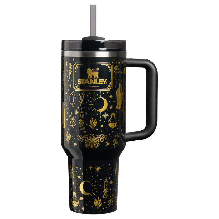 Stanley 1913 Halloween Quencher® H2.0 Flowstate™ Tumbler | 40 OZ in Black Magic | Front View