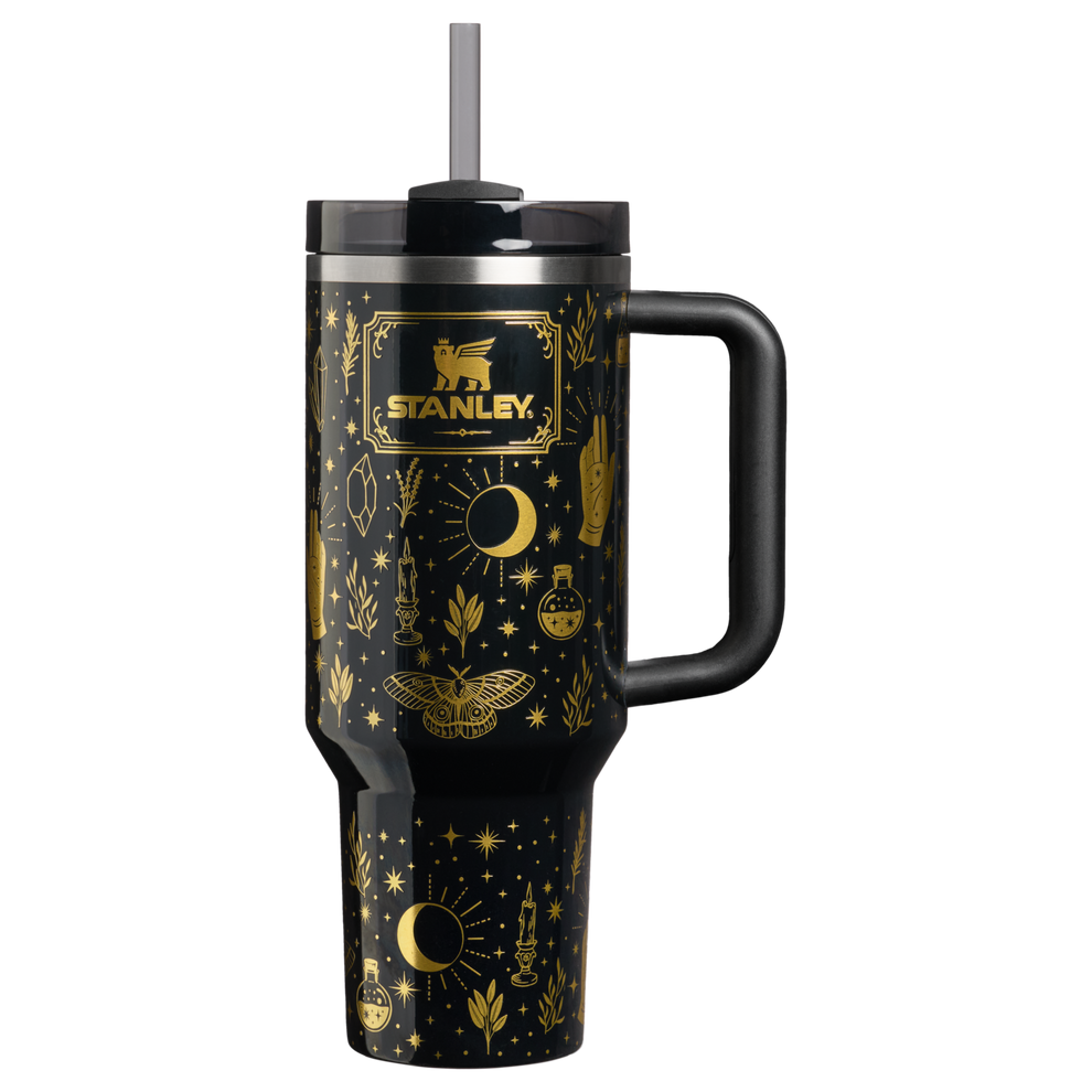 Stanley 1913 Halloween Quencher® H2.0 Flowstate™ Tumbler | 40 OZ in Black Magic | Front View