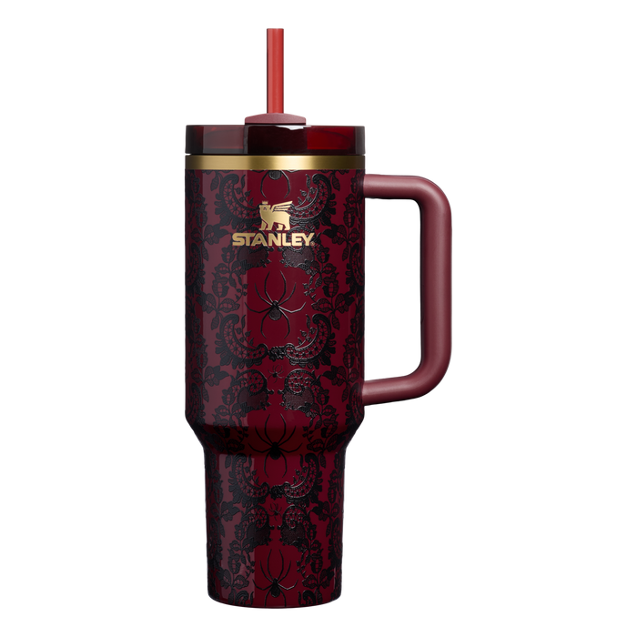 Stanley 1913 Halloween Quencher® H2.0 Flowstate™ Tumbler | 40 OZ in Bordeaux Lace | Front View