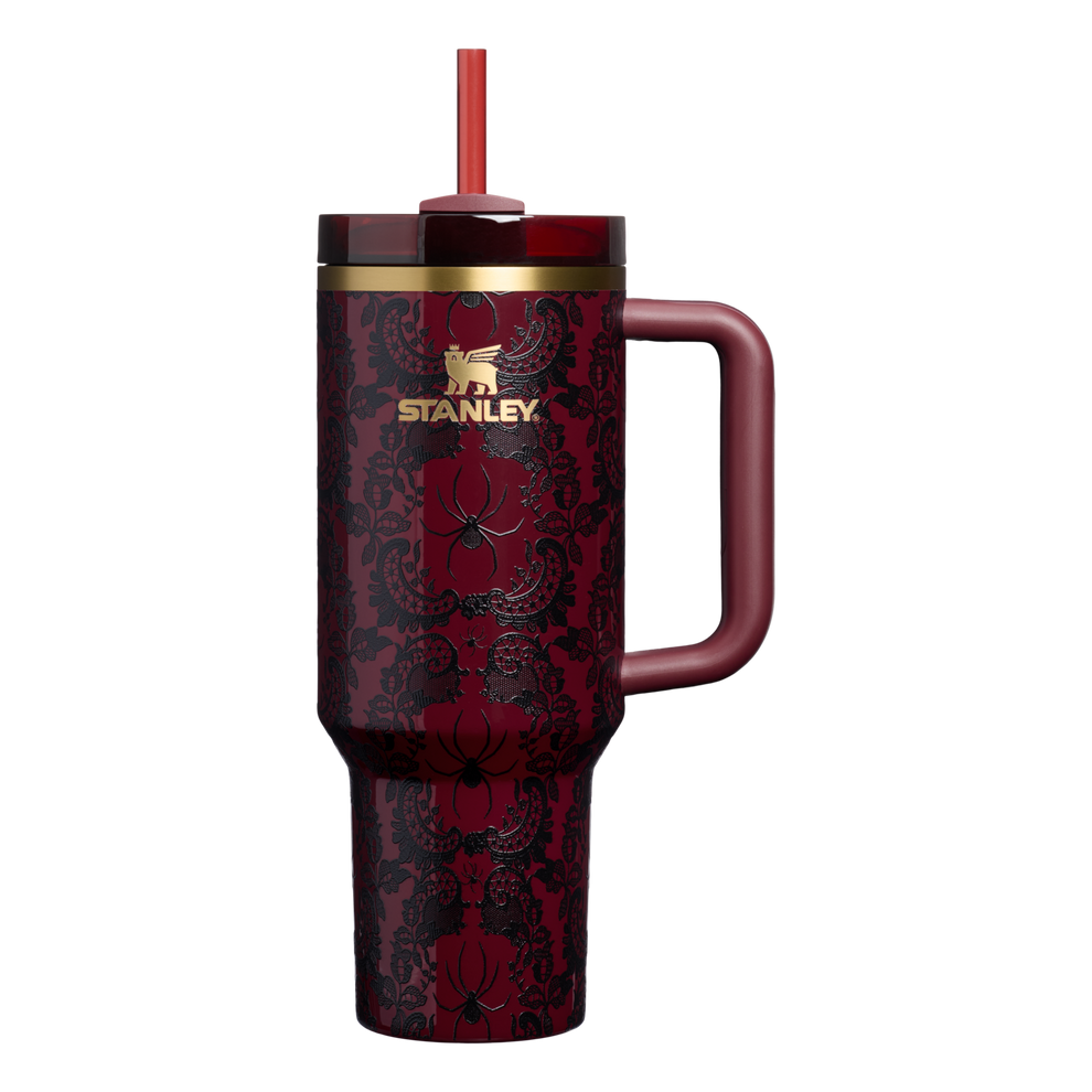 Stanley 1913 Halloween Quencher® H2.0 Flowstate™ Tumbler | 40 OZ in Bordeaux Lace | Front View