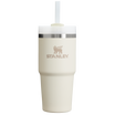 Stanley 14 OZ Quencher FlowState Stainless Steel Tumbler In Cream White