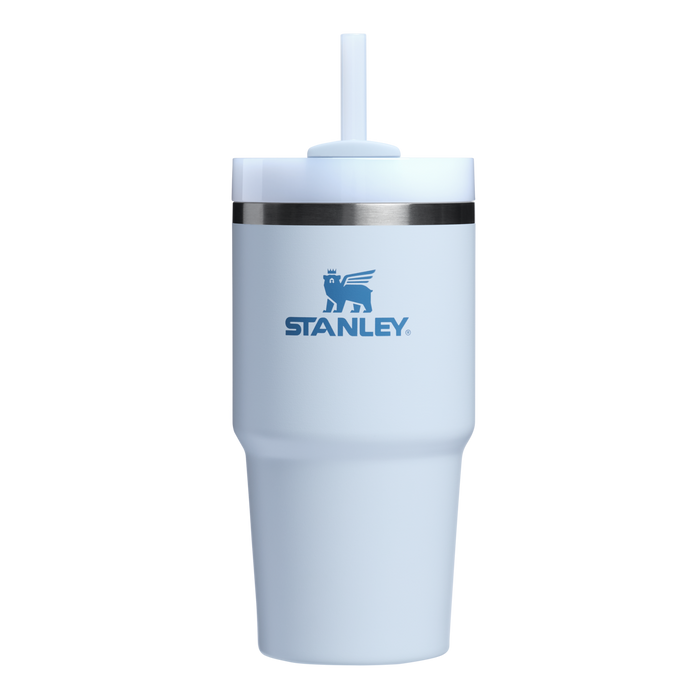 Stanley 20 OZ Quencher Insulated Tumbler WIth Straw In Glacier Blue