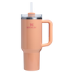 Stanley 40 OZ Quencher Insulated Tumbler Cup In Bellini Shimmer Orange