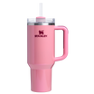 Stanley 40 OZ Quencher Insulated Tumbler Cup In Winter Berry Shimmer Pink