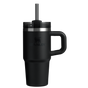 The Quencher H2.O 20 oz FlowState Tumbler with handle and straw in Black