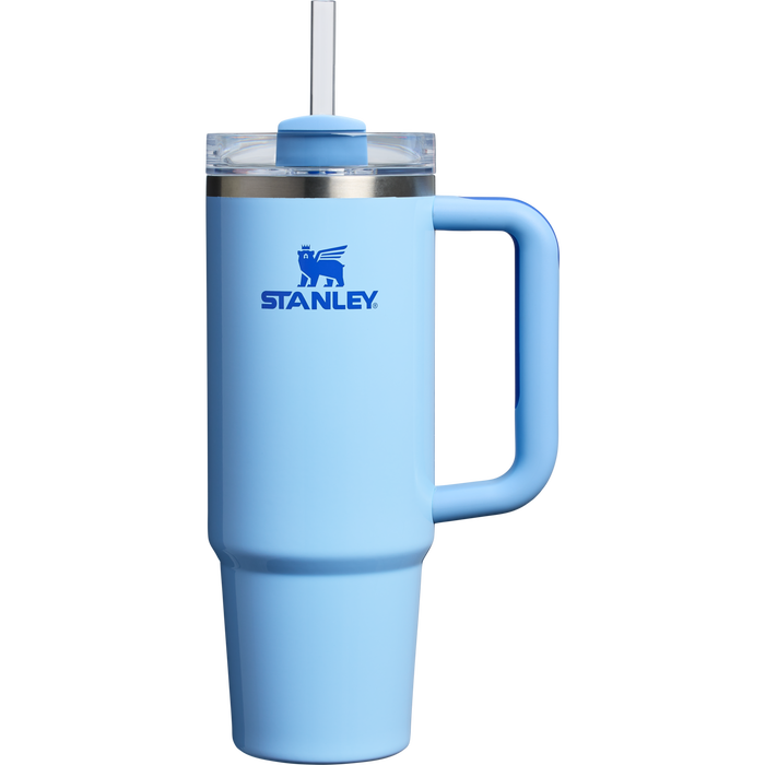 Stanley 30 OZ Quencher Stainless Steel Tumbler In Cornflower Blue From The Oasis Collection