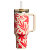 Stanley 40 OZ Mother's Day Quencher Insulated Tumbler In Resort Floral