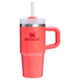 Stanley 14 oz Quencher H2.O FlowState Tumbler Cup In Hot Coral Red