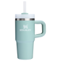 Stanley Quencher H2.O FlowState Tumbler Cup 14OZ In Seafoam Blue