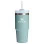 Stanley 20 OZ Quencher Insulated Tumbler With Straw In Seafoam Green
