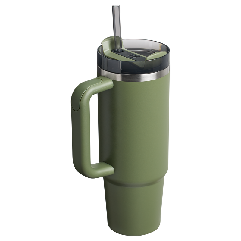 Stanley 1913 The Quencher H2.0 Flowstate™ Tumbler 30 OZ in Dried Pine | Back View