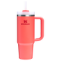 Stanley 30 oz Quencher FlowState Tumbler In Hot Coral Red