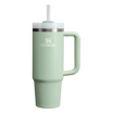 Stanley Quencher H2.O FlowState Tumbler Cup 30 OZ In Matcha Cream Green