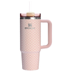 Stanley 30 OZ Quencher Stainless Steel Tumbler In Peach Whip Sunflower Pink From The Oasis Collection
