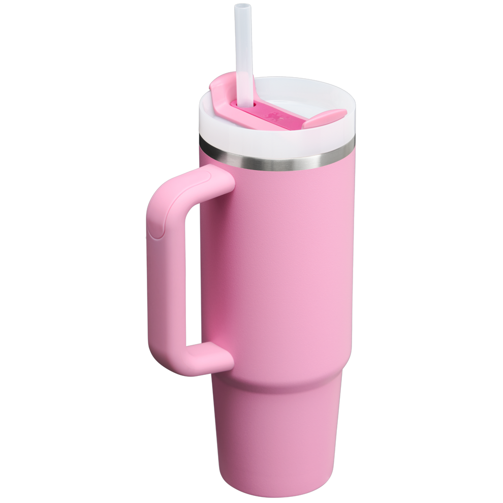 Stanley Quencher H2.O FlowState Tumbler Cup 30 OZ In Peony Pink