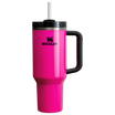 Stanley Quencher H2.O FlowState Tumbler Cup 40OZ In Electric Pink