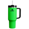 Stanley 40 OZ Quencher Tumbler In Neon Green