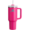 Stanley Quencher H2.O FlowState Insulated Tumbler 40OZ Cup In Passion Pink