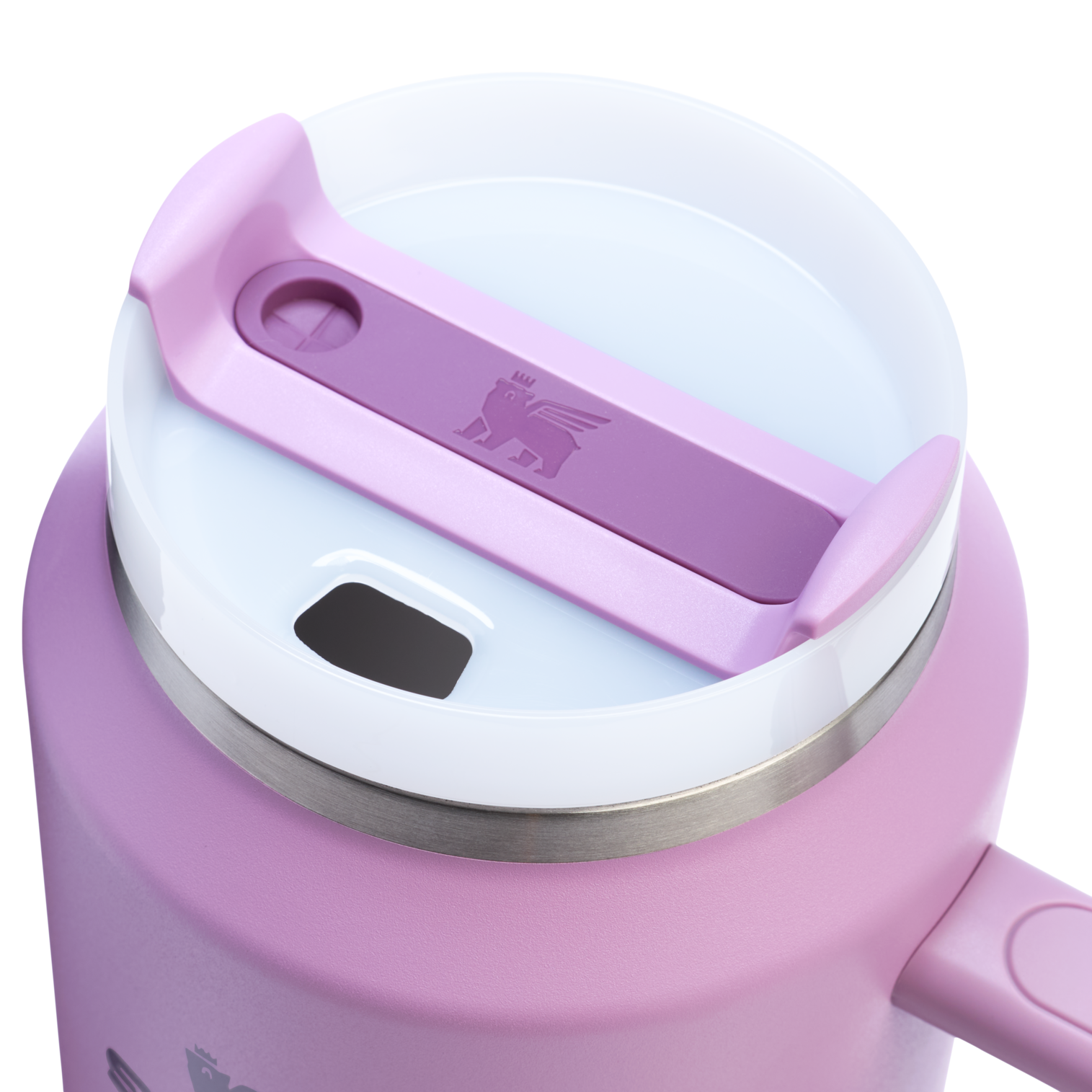 Stanley 64 OZ Stainless Steel Tumbler With Straw In Lilac Purple