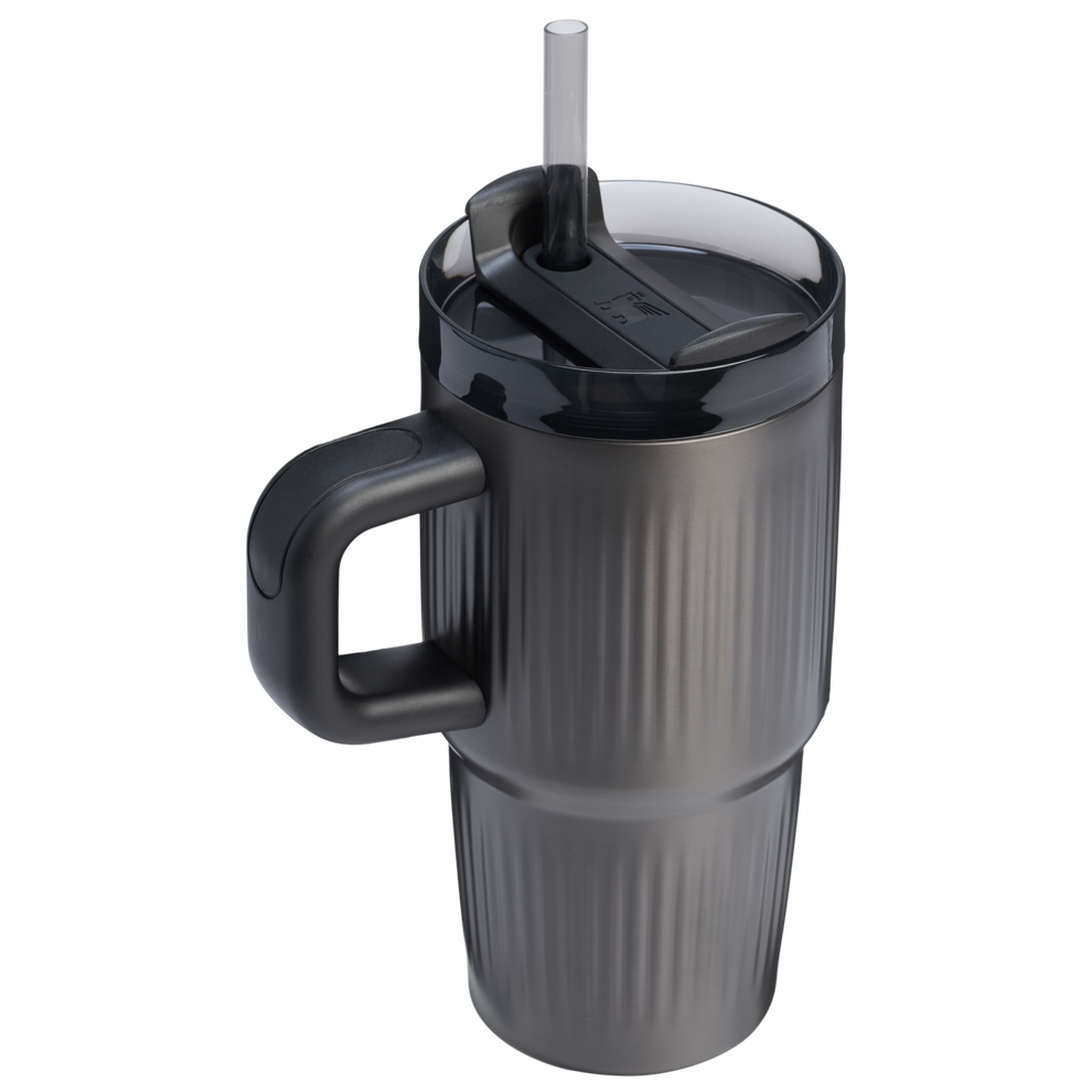 Stanley 1913 The Quencher® H2.0 Fluted Tumbler with Handle 20 OZ in Black