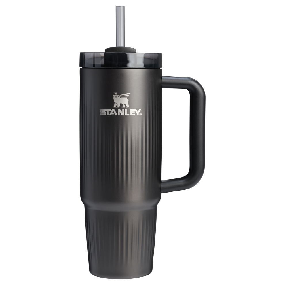 Stanley 1913 The Quencher® H2.0 Fluted Tumbler 30 OZ in Black | Front View