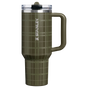Swatch for Stanley 1913 The Quencher® ProTour Flip Straw Tumbler 40 OZ in Peat Moss Plaid | Front View