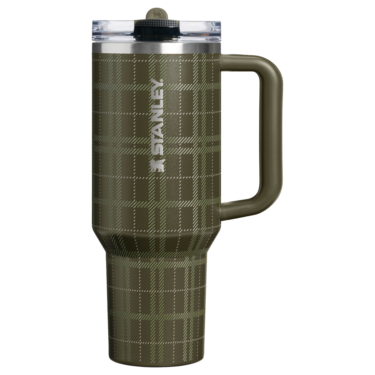 Stanley 1913 The Quencher® ProTour Flip Straw Tumbler 40 OZ in Peat Moss Plaid | Front View