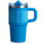 The Stanley Quencher ProTour Flip Straw Tumbler 20 OZ in Azure Blue Fade