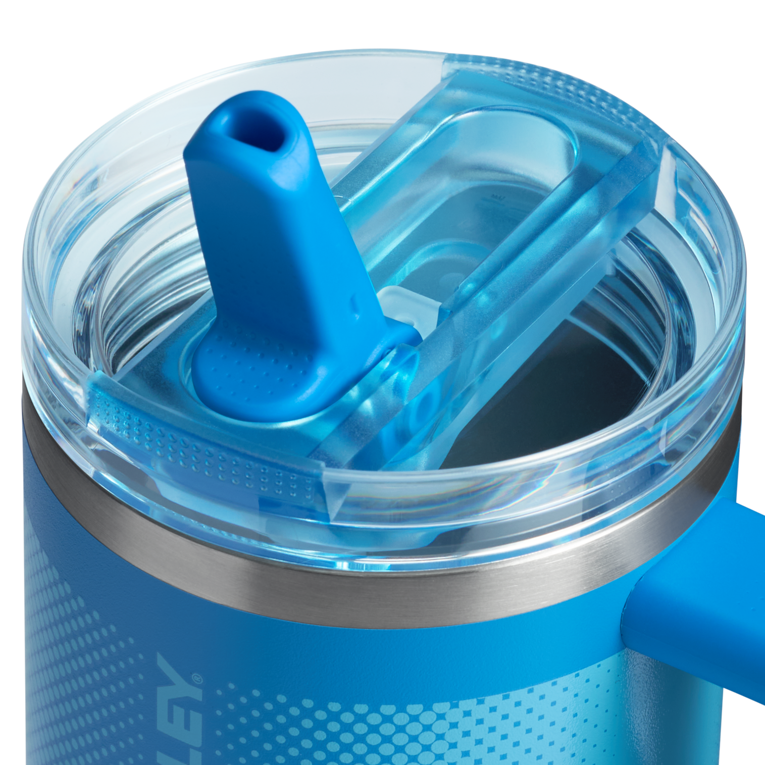 The Stanley Quencher ProTour Flip Straw Tumbler 20 OZ in Azure Blue Fade