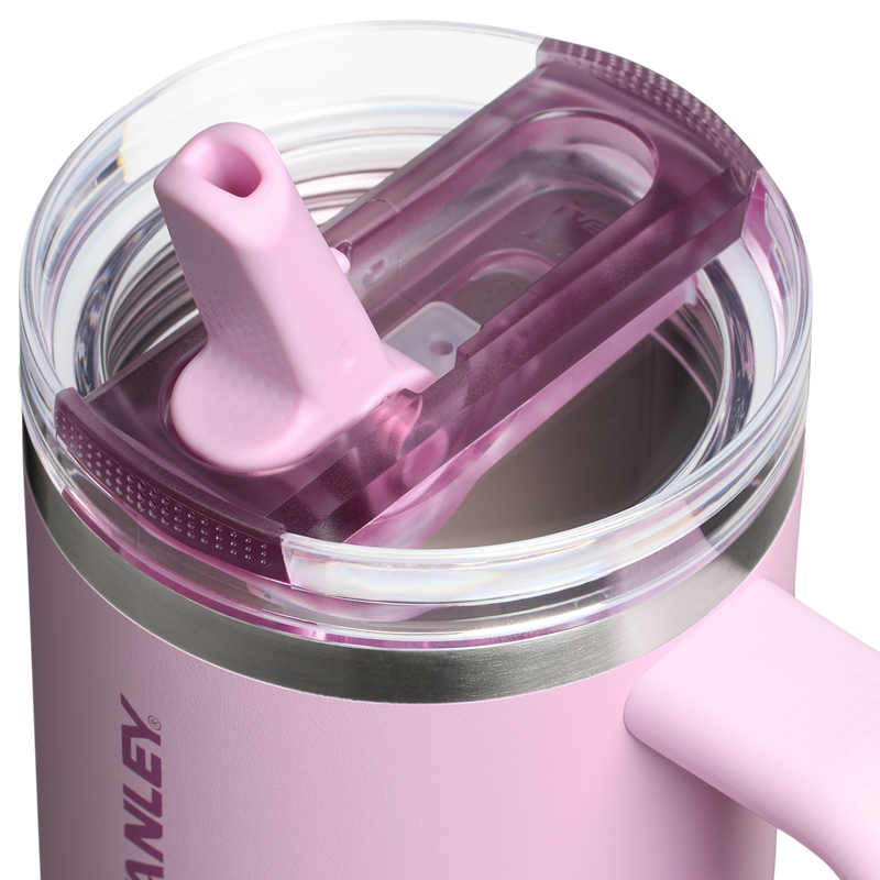 Stanley 1913 The Quencher ProTour Flip Straw Tumbler 20 OZ in Cherry Blossom | Lid Detailed View
