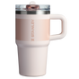 The Stanley Quencher ProTour Flip Straw Tumbler 20 OZ in Rose Quartz Fade