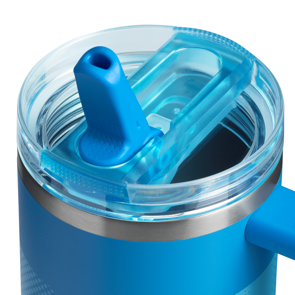 The Stanley Quencher ProTour Flip Straw Tumbler 30 OZ in Azure Blue Fade