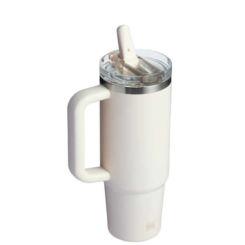 Stanley 1913 The Quencher ProTour Flip Straw Tumbler 30 OZ in Cream | Back View