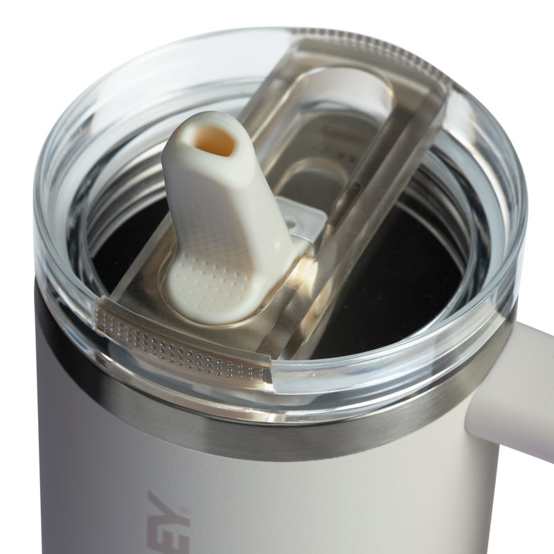 Stanley 1913 The Quencher ProTour Flip Straw Tumbler 30 OZ in Cream | Lid Detailed View