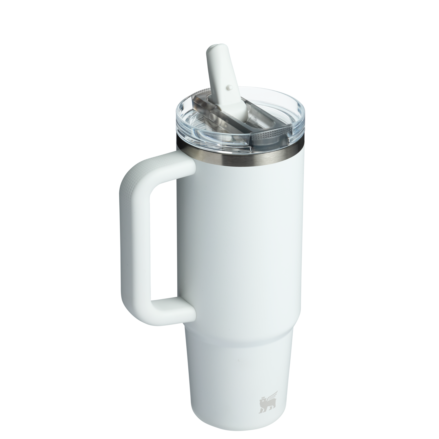 The Stanley Quencher ProTour Flip Straw Tumbler 30 OZ in Frost White