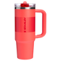 Stanley 30 OZ Quencher ProTour Flip Straw Tumbler In Hot Coral Red