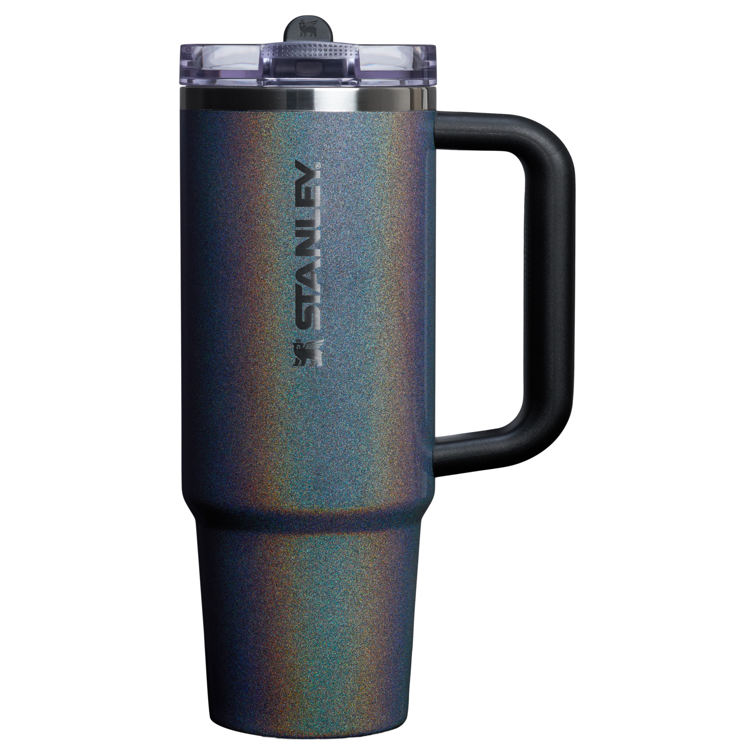 The Stanley Quencher ProTour Flip Straw Tumbler 30 OZ in Midnight Glitz