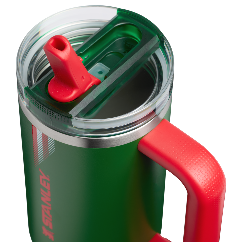 Stanley 1913 The Country Collection Quencher® ProTour Flip Straw Tumbler 30 OZ in Team Dark Green Red