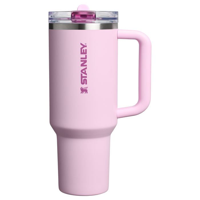 Stanley 40 Oz Quencher ProTour Flip traw Tumbler In Cherry Blossom Pink