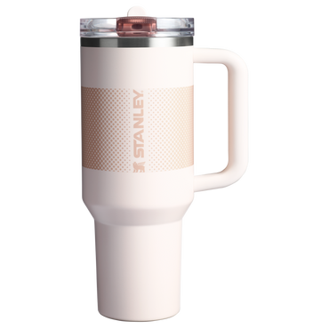 The Stanley Quencher ProTour Flip Straw Tumbler 40 OZ in Rose Quartz