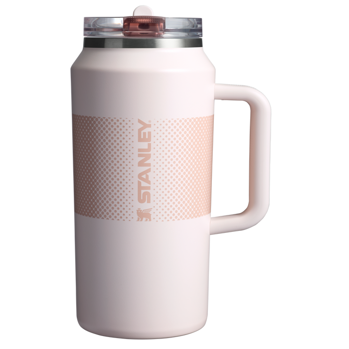 The Stanley Quencher Pro Tour Flip Straw Tumbler 64 OZ In Rose Quartz Pink